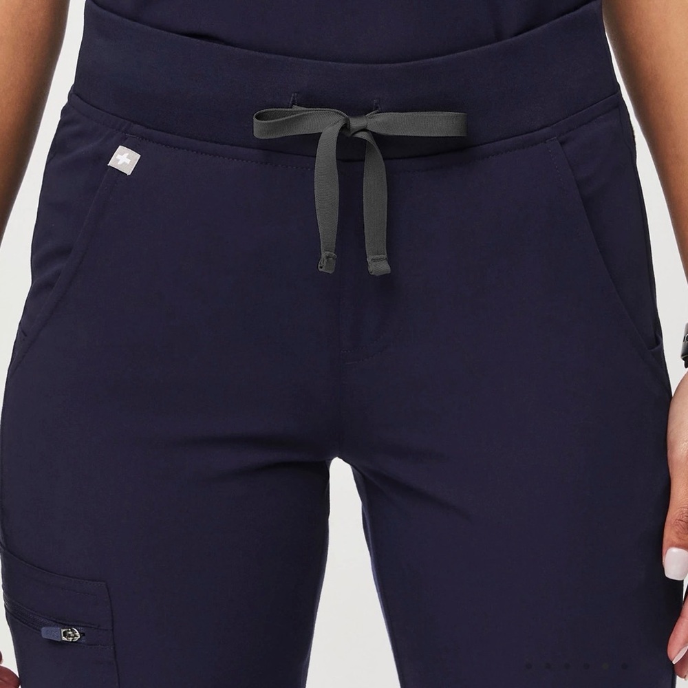 Figs Zamora Jogger Navy Blue Scrub Pants - Picture 2 of 6